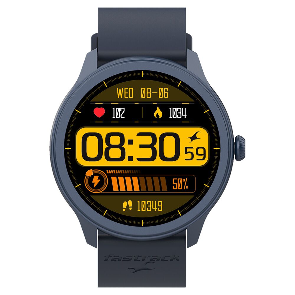 Buy Online Fastrack Reflex Curv Black: Health & Sleep Tracker with Bold  Curved Display Smartwatch - 38073ap01 | Titan