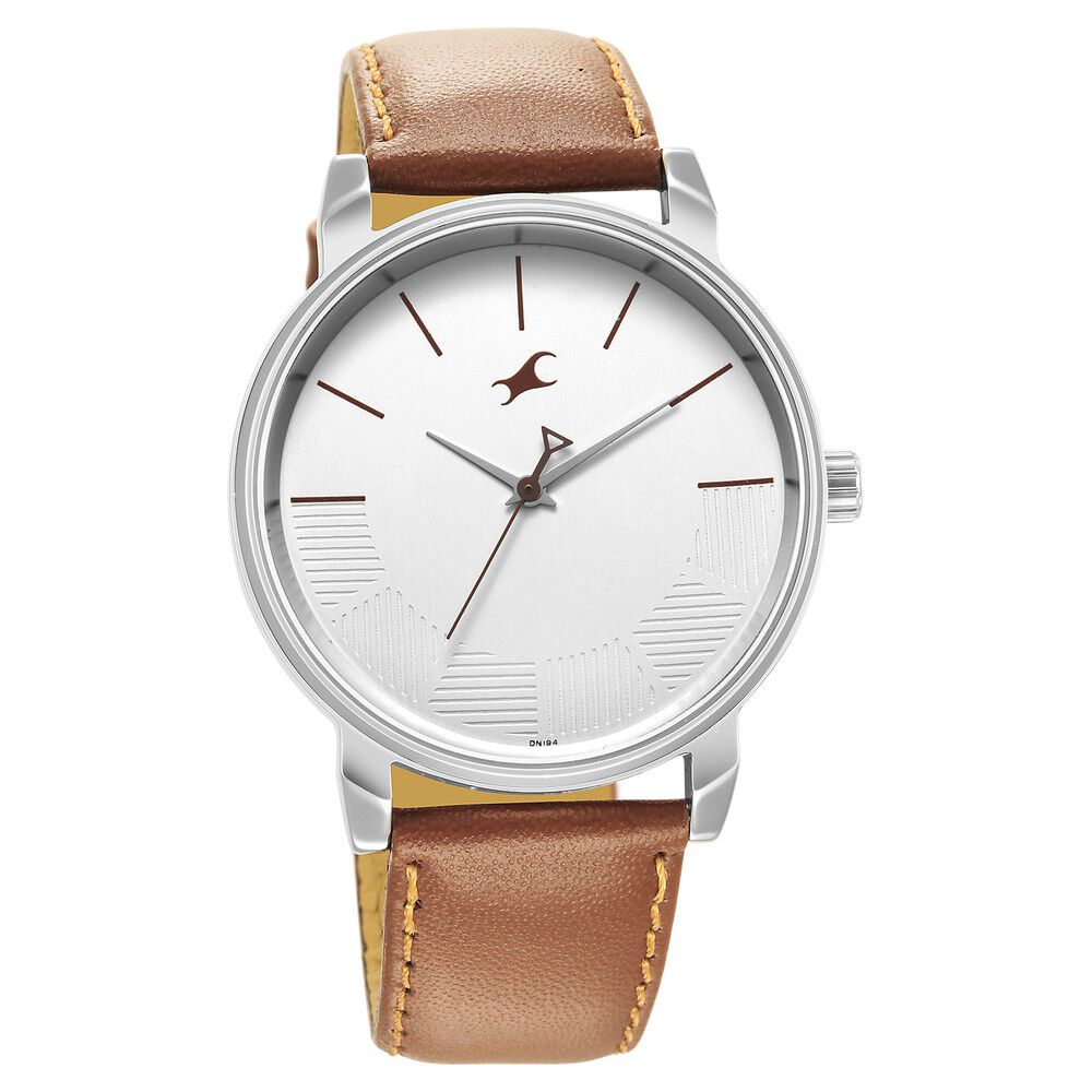 Buy Fastrack Brown Leather Watch-3250NL02 online