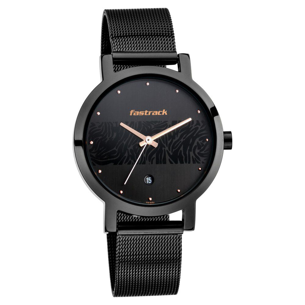 Fastrack Streetwear Quartz Analog Digital Grey Dial PU Strap Watch for Guys