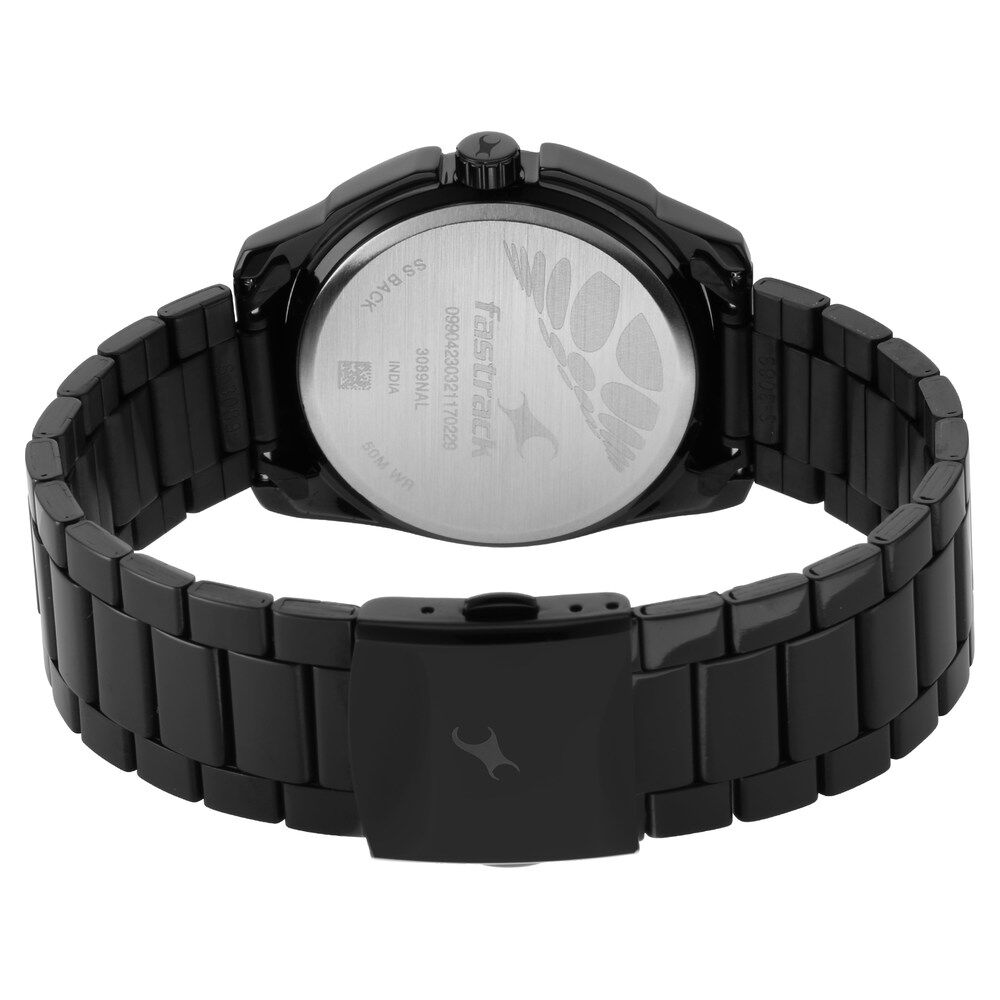 Fastrack black chain discount watch