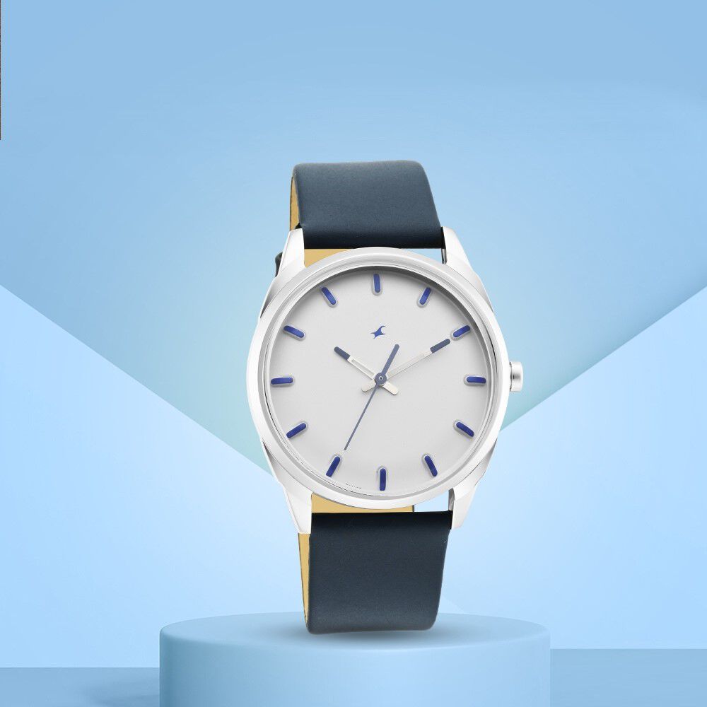 Fastrack blue 2025 belt watches