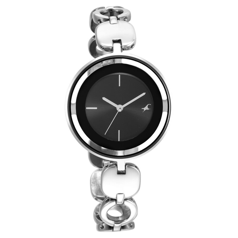 Buy Online Fastrack Stunners Quartz Analog Silver Dial Stainless Steel  Strap Watch for Girls - nr6247sm02 | Titan