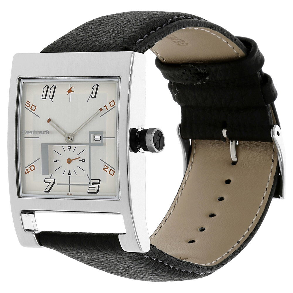 Amazon.com: FastRack Men's Casual Wrist Watch with Analog Function, Quartz  Mineral Glass, Water Resistant with Silver Metal Strap/Leather Strap :  Clothing, Shoes & Jewelry