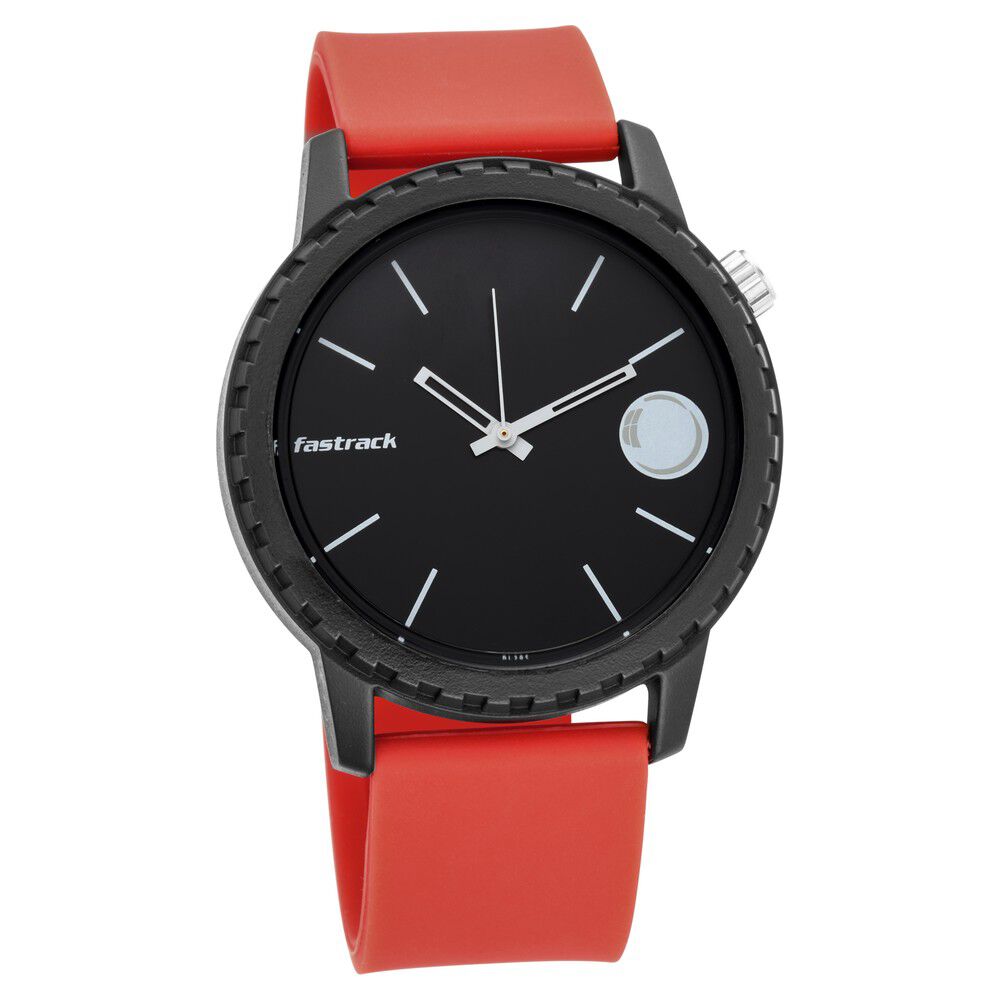 FASTRACK TEES SPACE ROVER BLACK DIAL WATCH 38003PP24 | Eccoci Online Shop