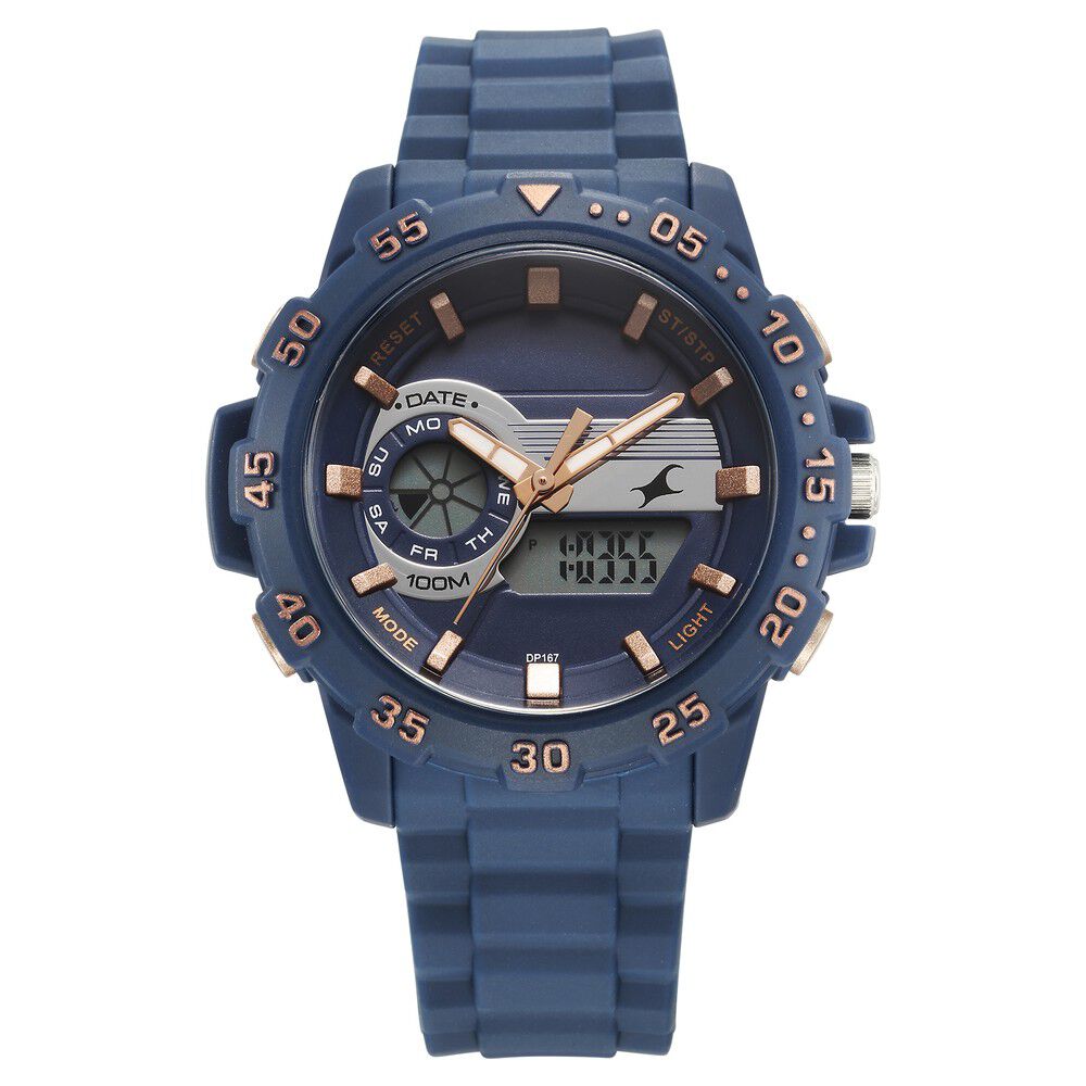 Fastrack blue clearance colour watches