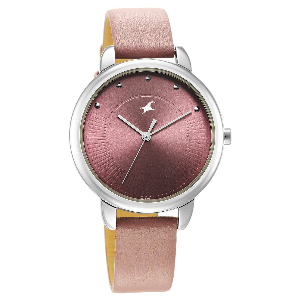 Fastrack ladies watches with sale leather belt