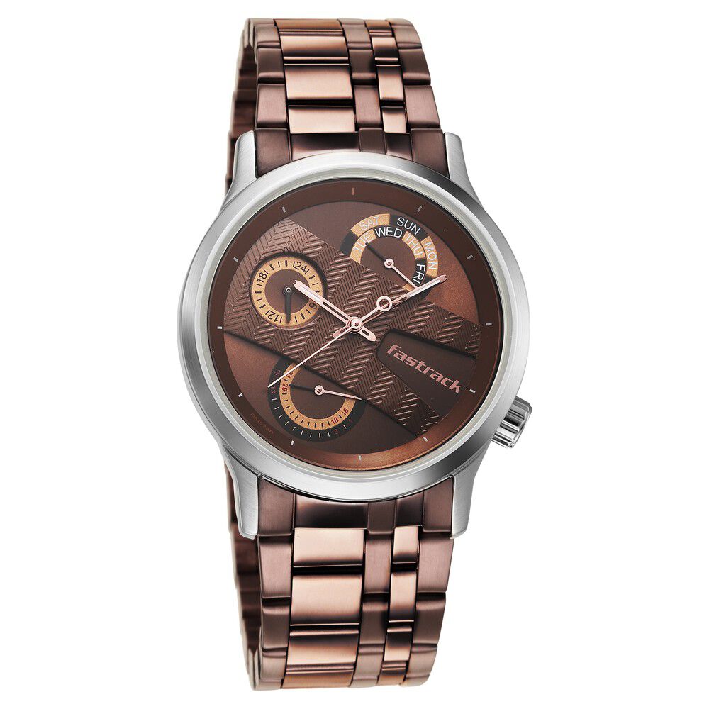 The Minimalist Three-Hand Brown Leather Watch - FS5439 - Fossil
