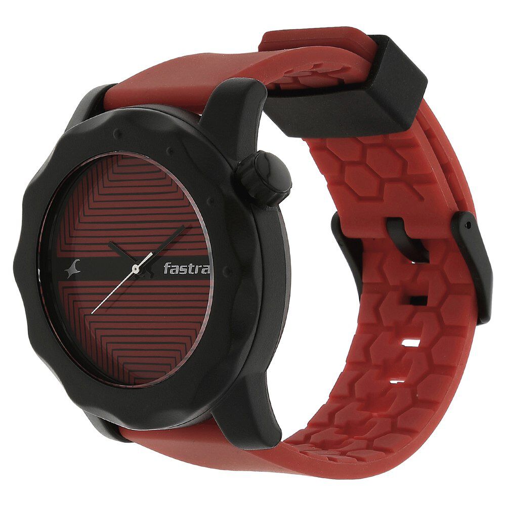 Fastrack red strap discount watch