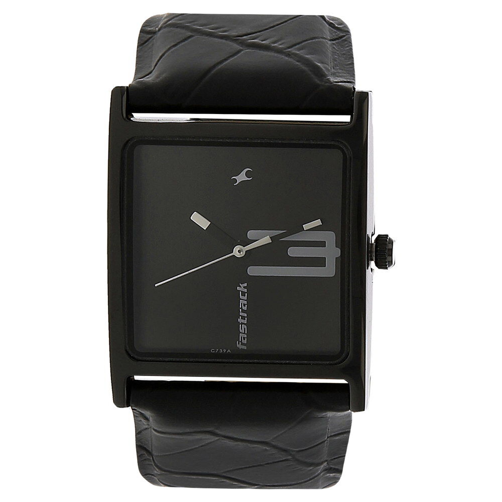 Fastrack NK3164SM01 Black Metal Analog Watch for Men – Better Vision