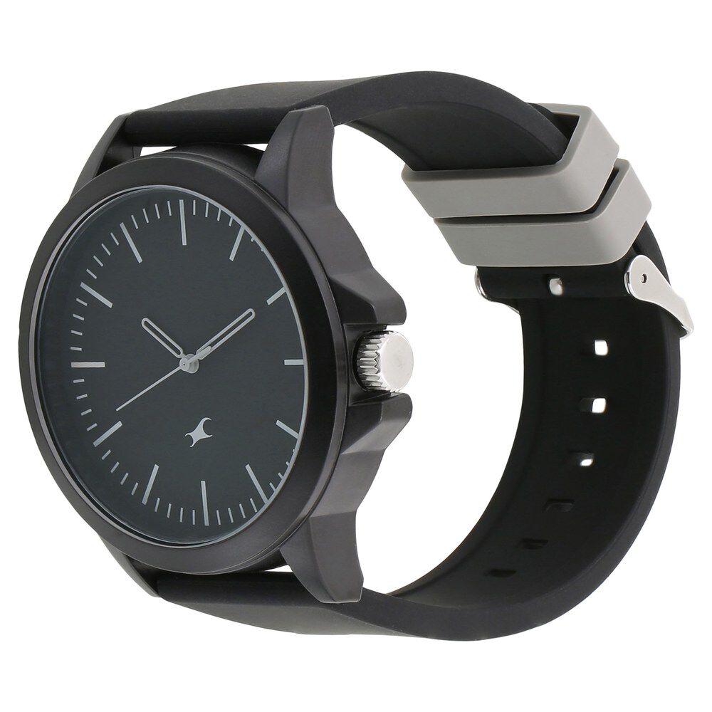 Fastrack watch sale black belt