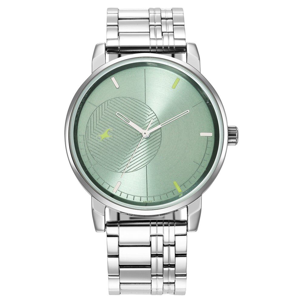 Fastrack green sale strap watch