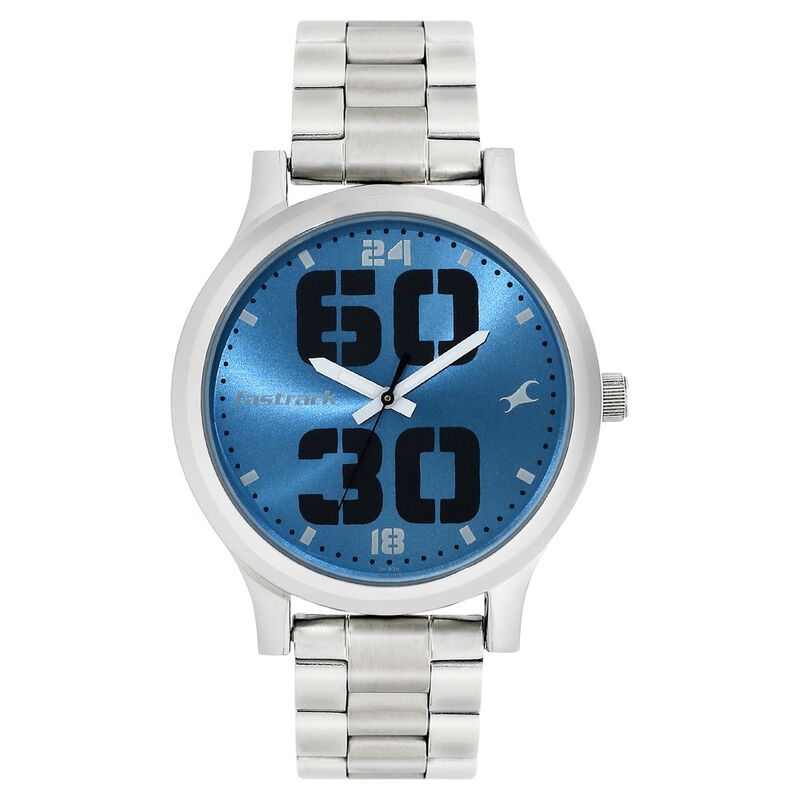 Titan Regalia Premium Blue Dial Quartz Multifunction Stainless Steel Strap  watch for Men