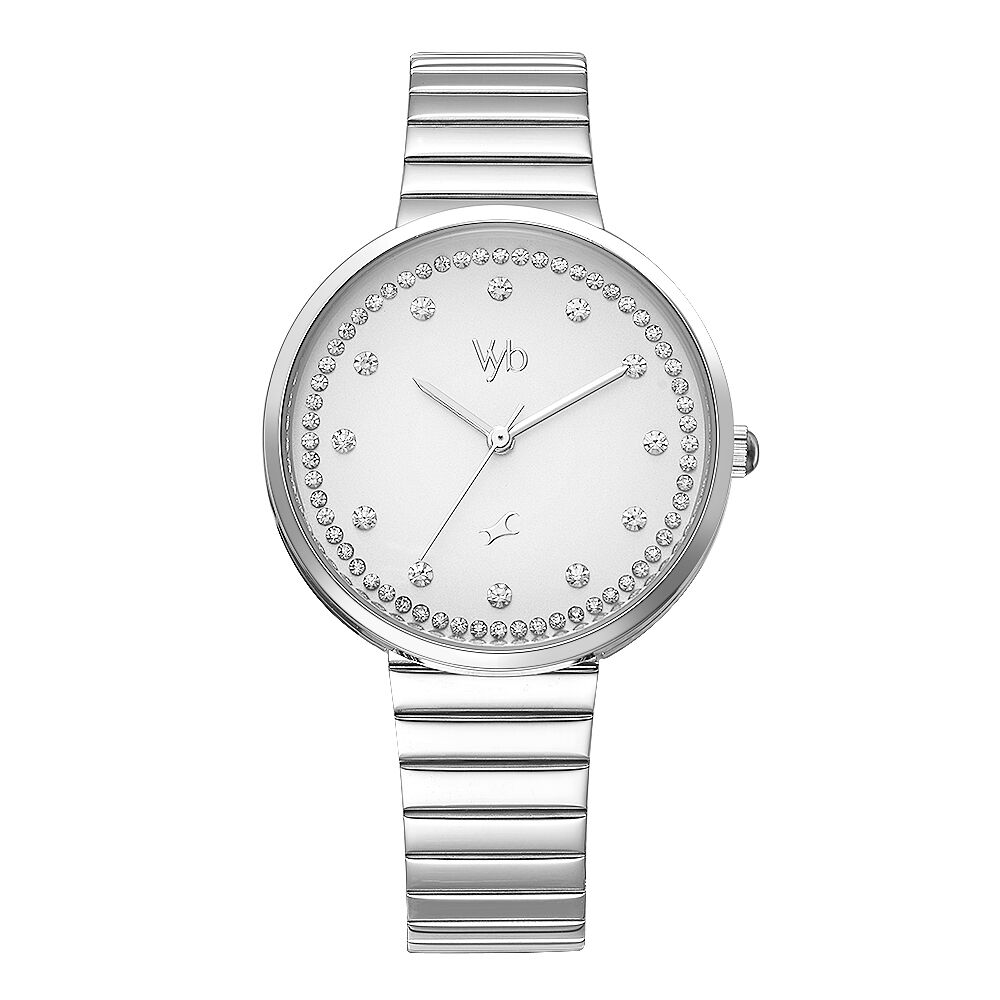 Buy Daniel Klein Silver Color Watches For Women (dk12204-6) Online