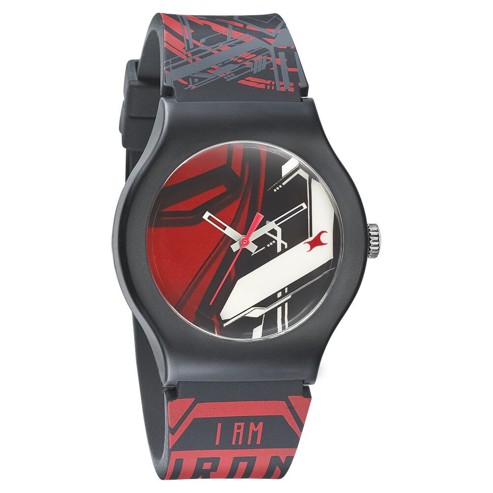 Digital 7 Color Disco Glowing Light Watch for Kids | Boy's Watch | (Marvels  Avengers - Red & Blue Color) | Kids Watch for 2-8 Years Old