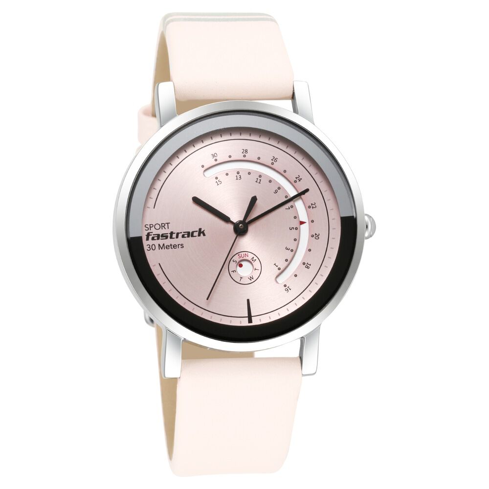 Send classic fastrack tropical waters round white dial analog ladies watch  to Delhi, Free Delivery - DelhiOnlineFlorists