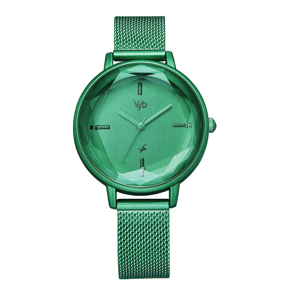 Fastrack watches 2025 green colour