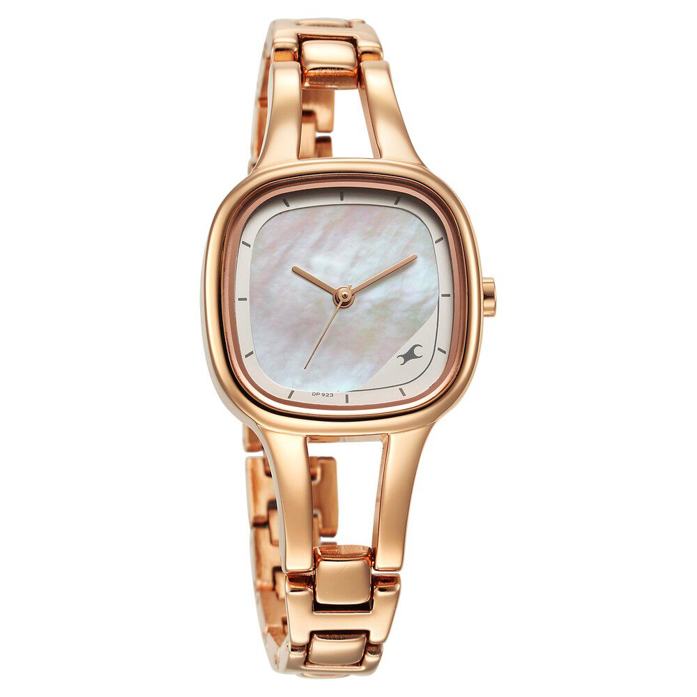 Gold And White Women's Watch With Mother Of Pearl Dial Manufacturer, Custom  Design | GOTOP