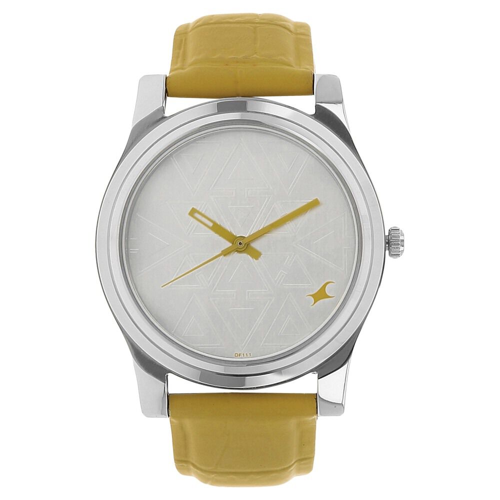 Yellow sale fastrack watch