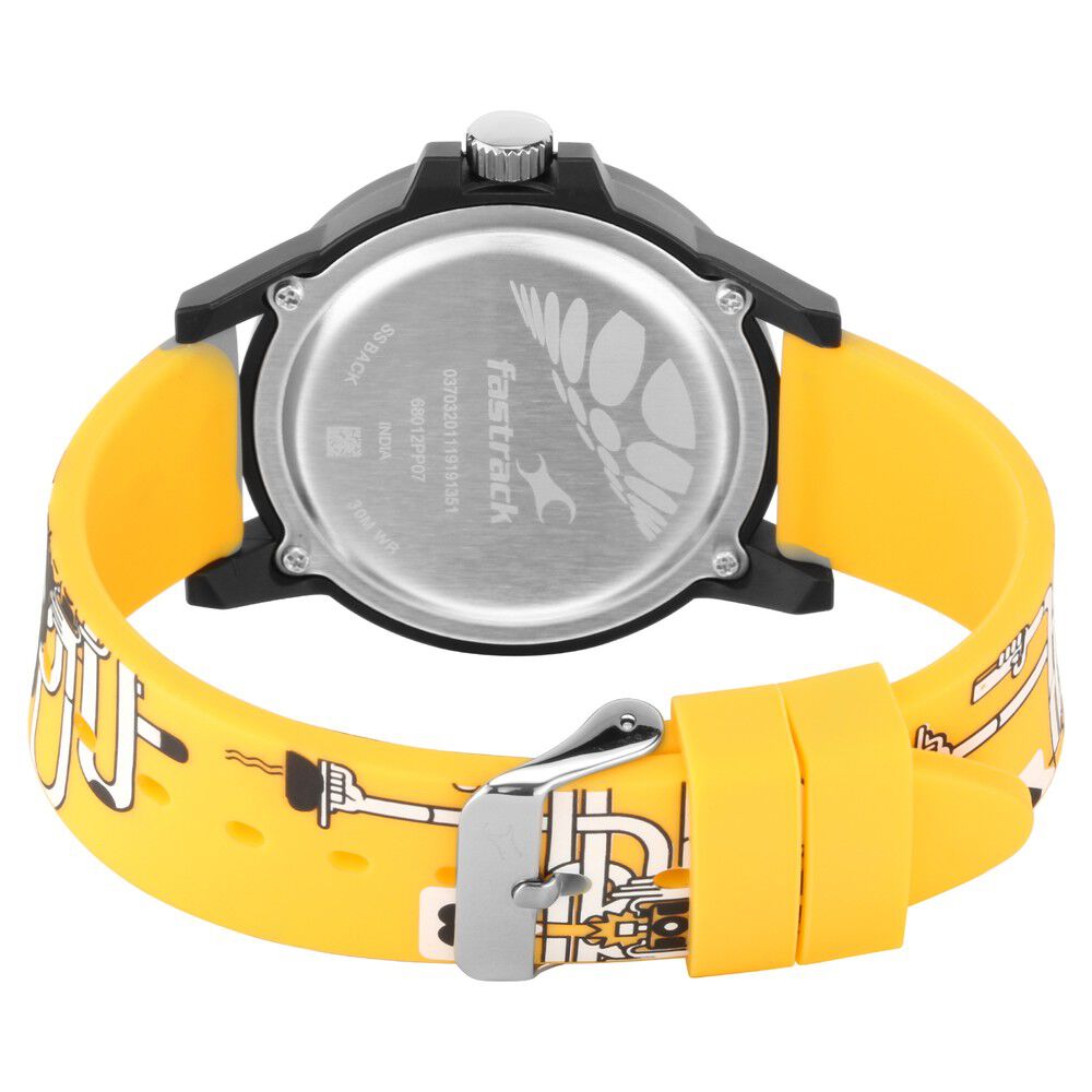 Fastrack watch sale yellow colour