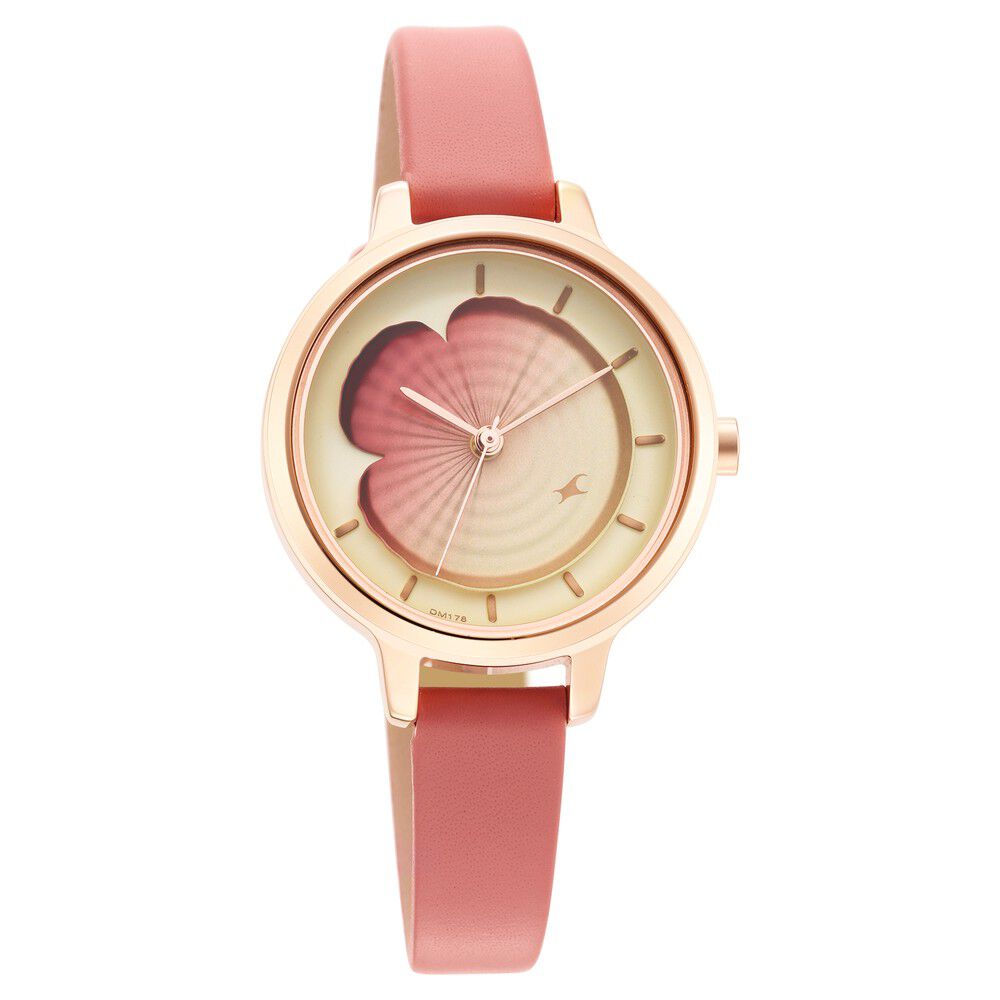 Buy Fastrack Pink Dial Analog Watch -NM68006PP04 online