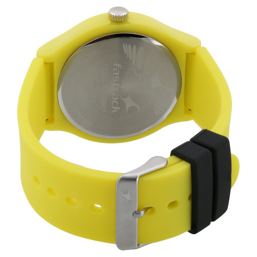 Fastrack watch sale yellow colour