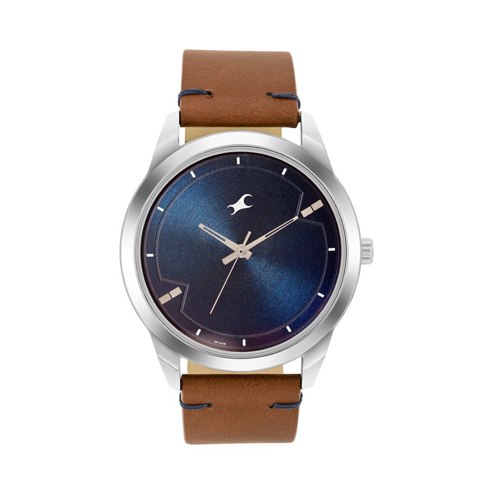 Fastrack Nn3098sl02 Black Dial Brown Leather Strap Watch at Best Price In  Bangladesh | Othoba.com