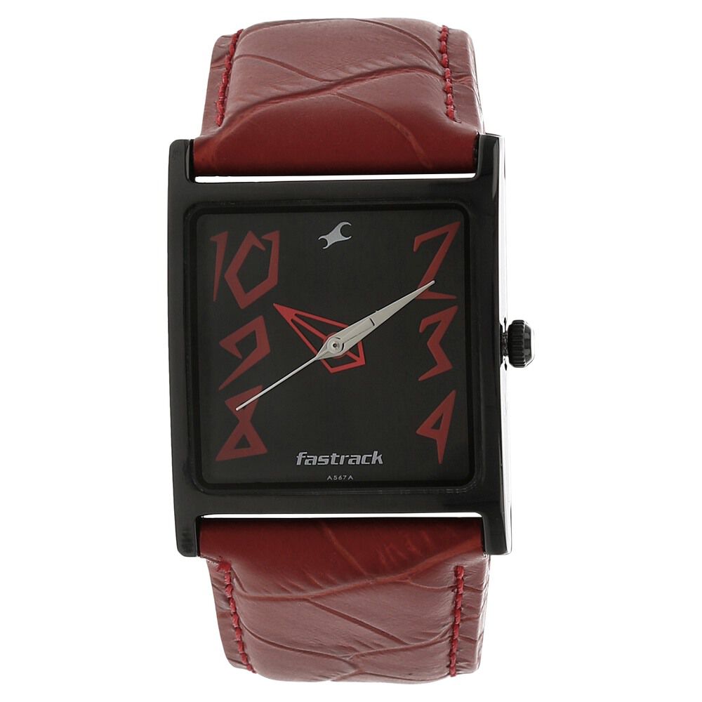 Analog Black (Base) Fastrack NR3120NL02 Leather Strap Watch at Rs  1500/piece in Hapur