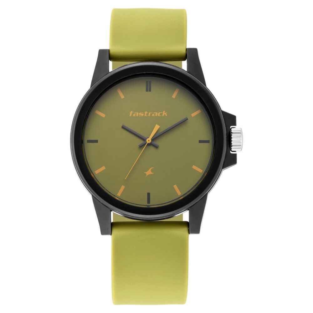 Fastrack Streetwear Grey Dial with Grey Colour Strap Watch for Guys