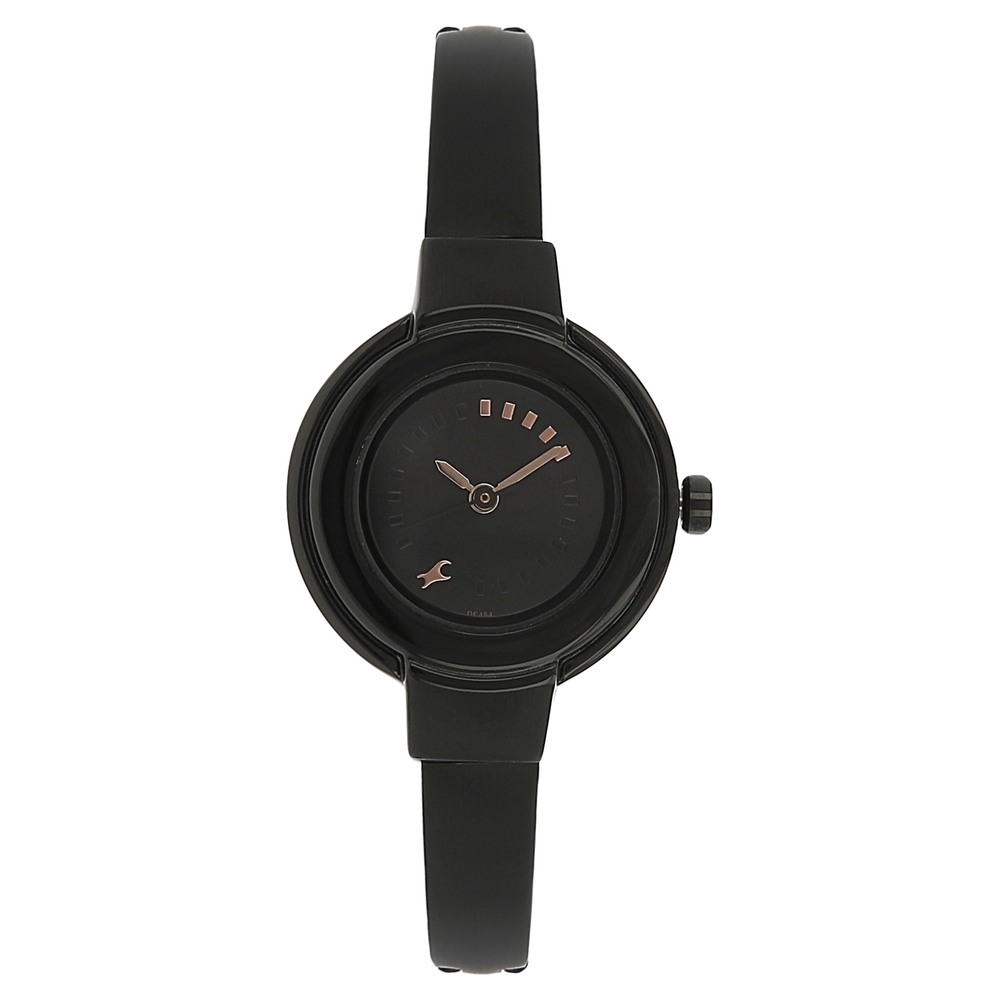 Fastrack black watch for girls best sale