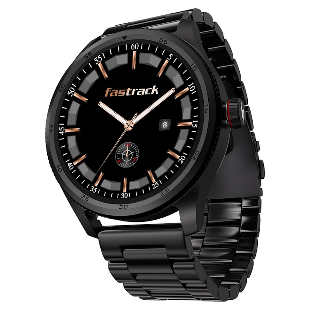 Fastrack Magnus FX1 Luxury Metal Smartwatch with High Definition 3.5 cm ...