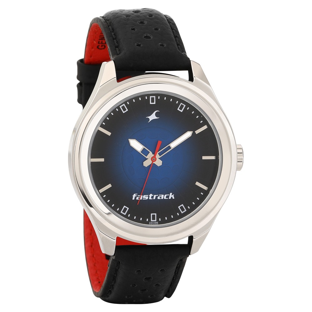 Fastrack Automatics Black Dial Stainless Steel Strap Watch for Guys