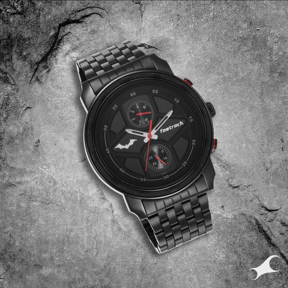 Buy Batman Boy's Digital Quartz Watch with Silicone Strap BAT4684, Black  Printed, strap at Amazon.in