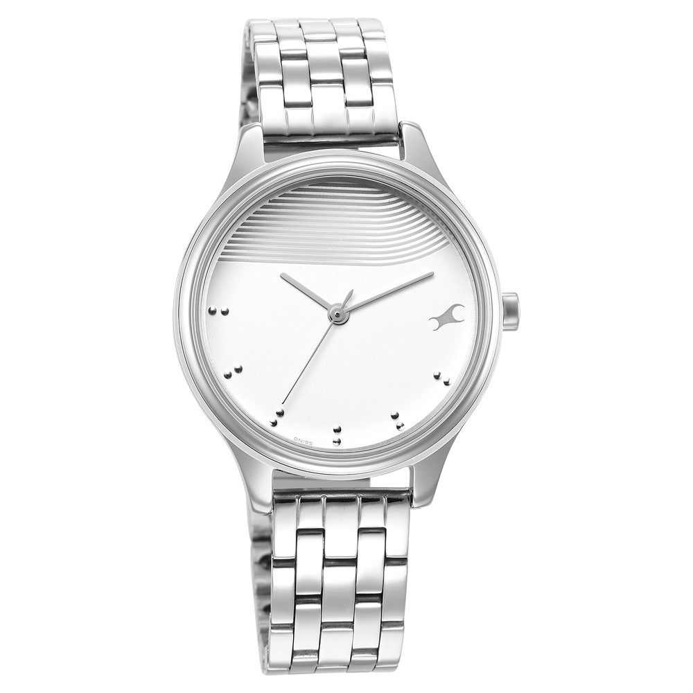 Buy Fastrack Analog Dial Silver Band Silver Monochrome Watch-Nl6078Sm02 For  Womens Online at Best Prices in India - JioMart.